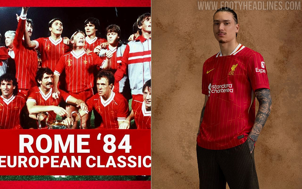 Chính thức ra mắt áo bóng đá Liverpool sân nhà mùa giải 24/25