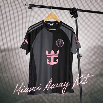 Áo bóng đá inter miami đen sân khách
