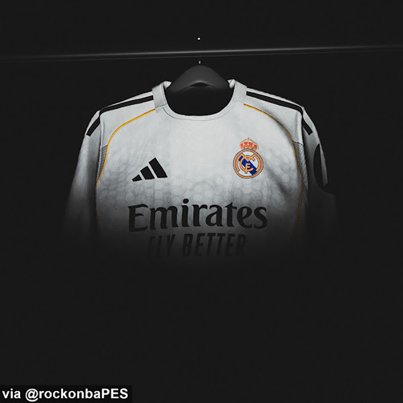Tin tức áo bóng đá Real Madrid sân nhà 25/26
