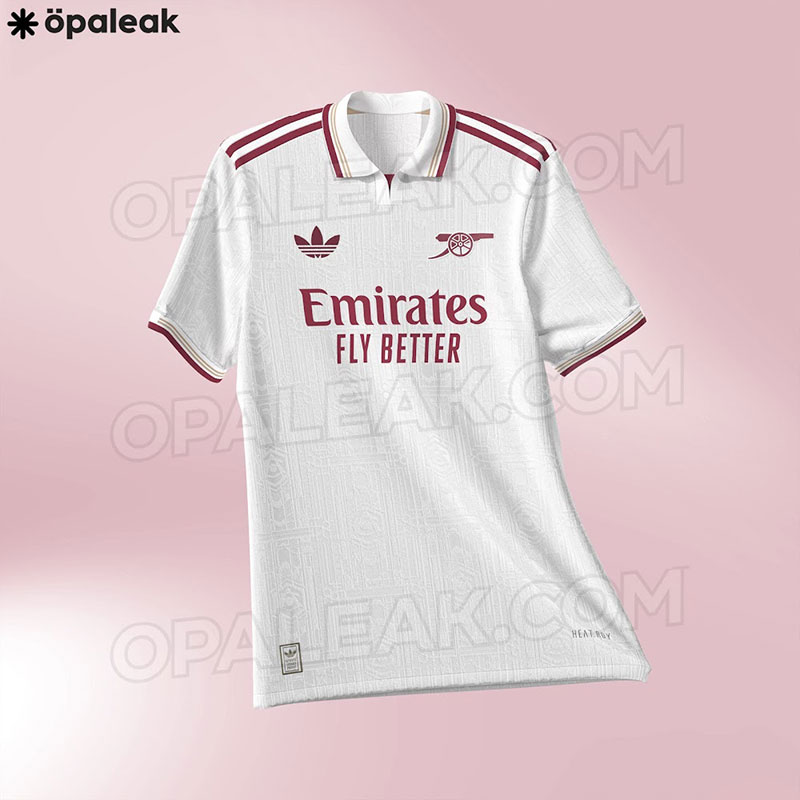 Tin tức áo bóng đá Arsenal sân khách mẫu ba 25/26