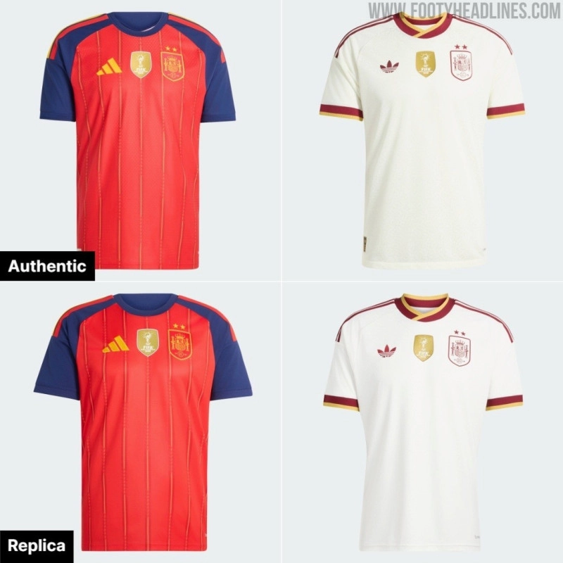 Chính thức ra mắt áo đội tuyển Tây Ban Nha vô địch World Cup 2026